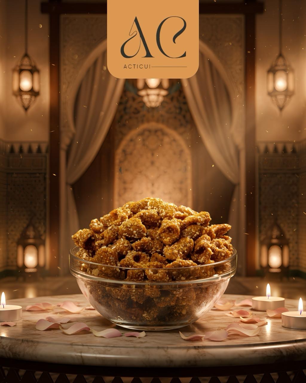 Chebakia marocaine au miel et sesame