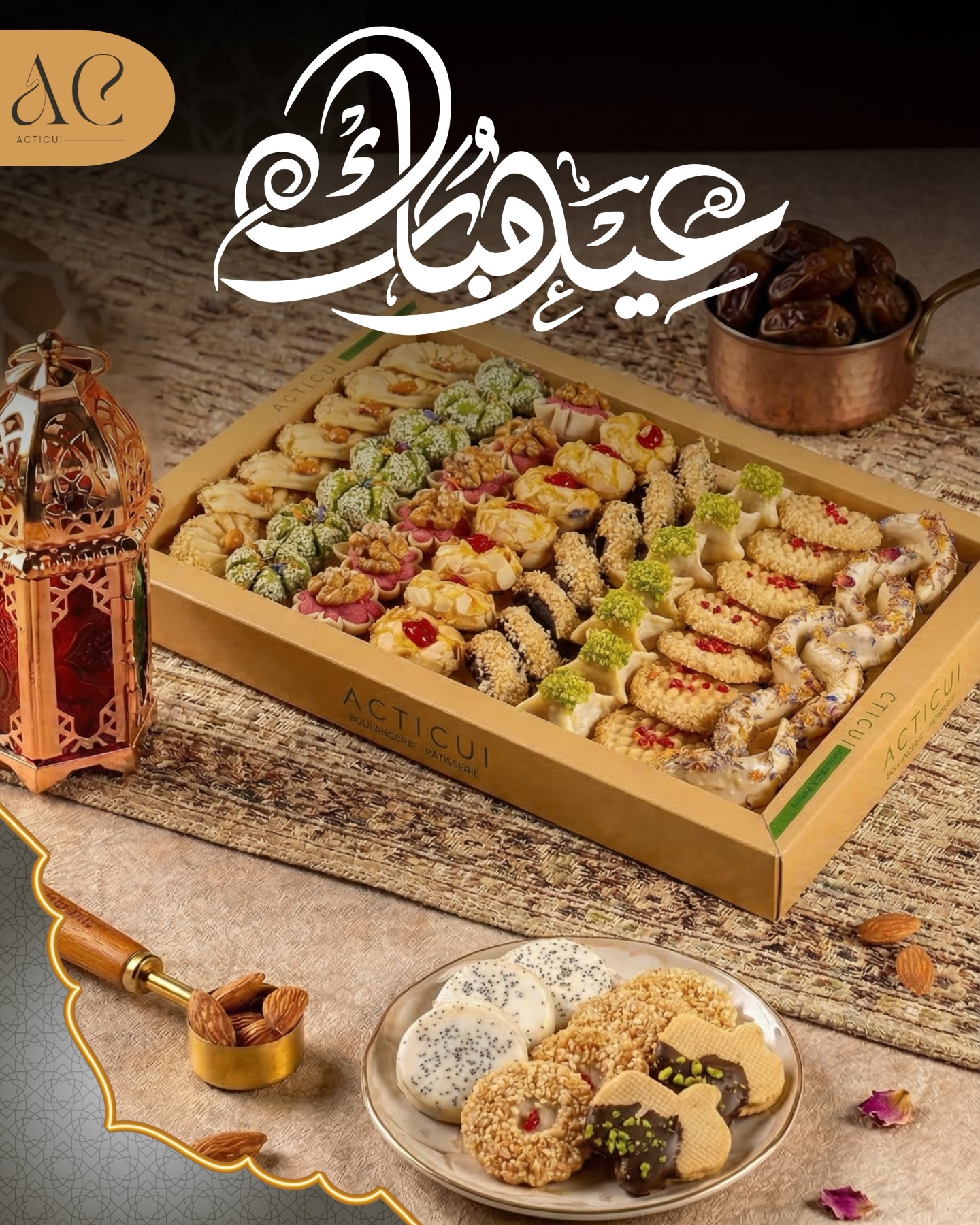 Plateau de gateaux marocains ACTICUI